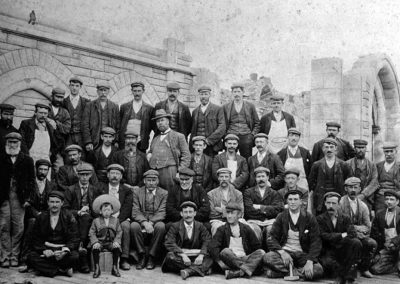 Builders who worked on St Laurence Church, 1904